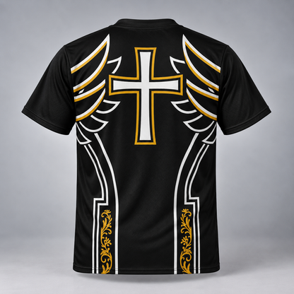 christian sportswear wings cross